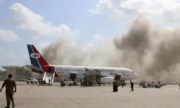 Yemen's Houthis launch missile attack on Aden airport